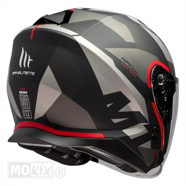 Helm Mt Thunder 3 SV Zwart/Rood - Afbeelding 3