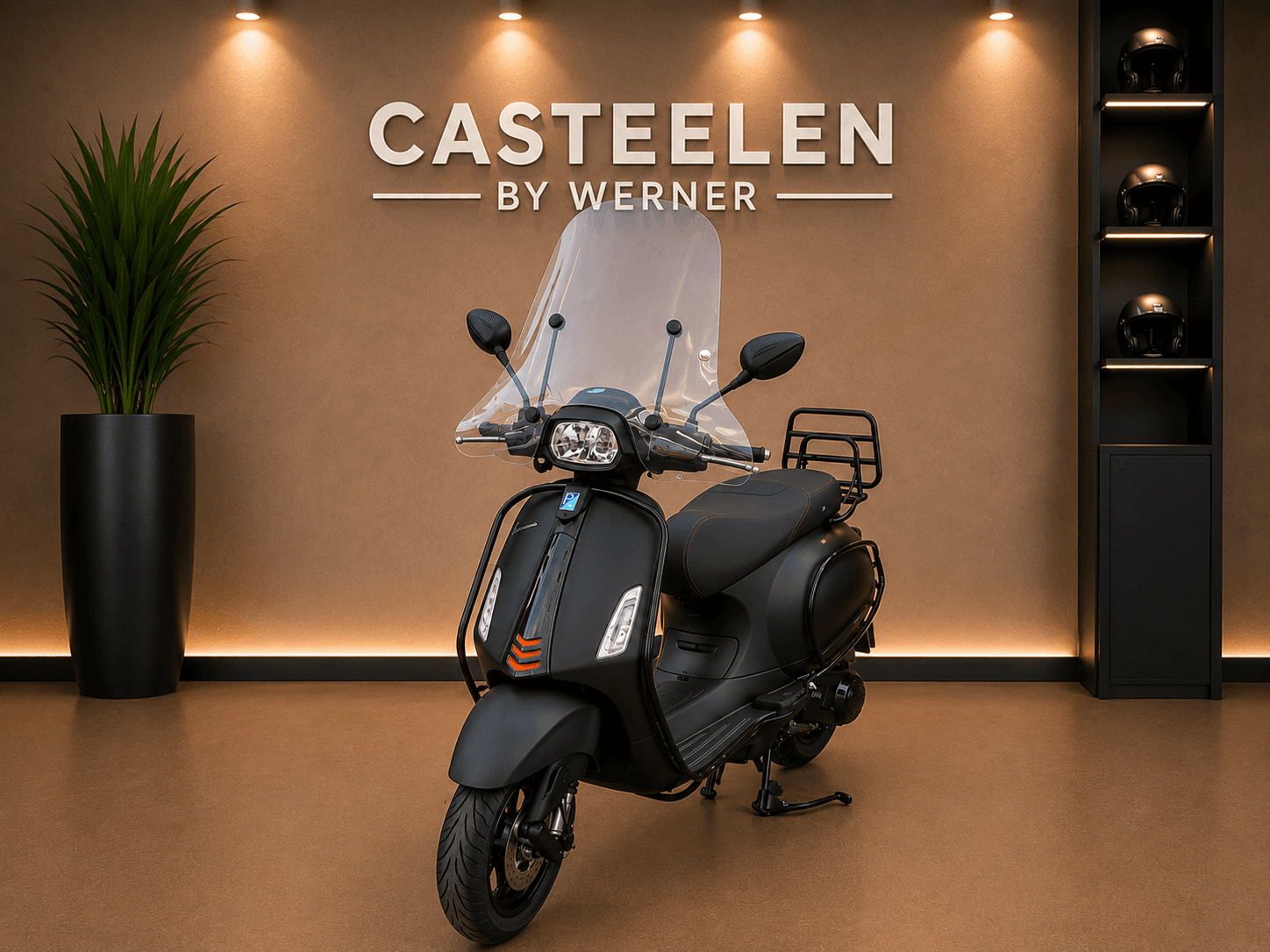 Occasion Vespa Sprint S 45 Matzwart