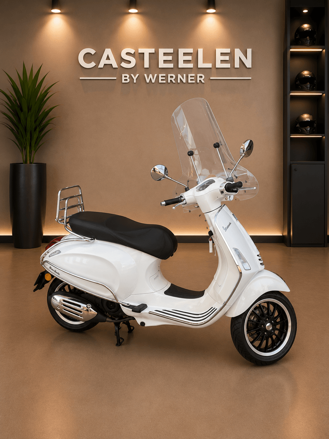Alternative view of Occasion Vespa Sprint Bianco