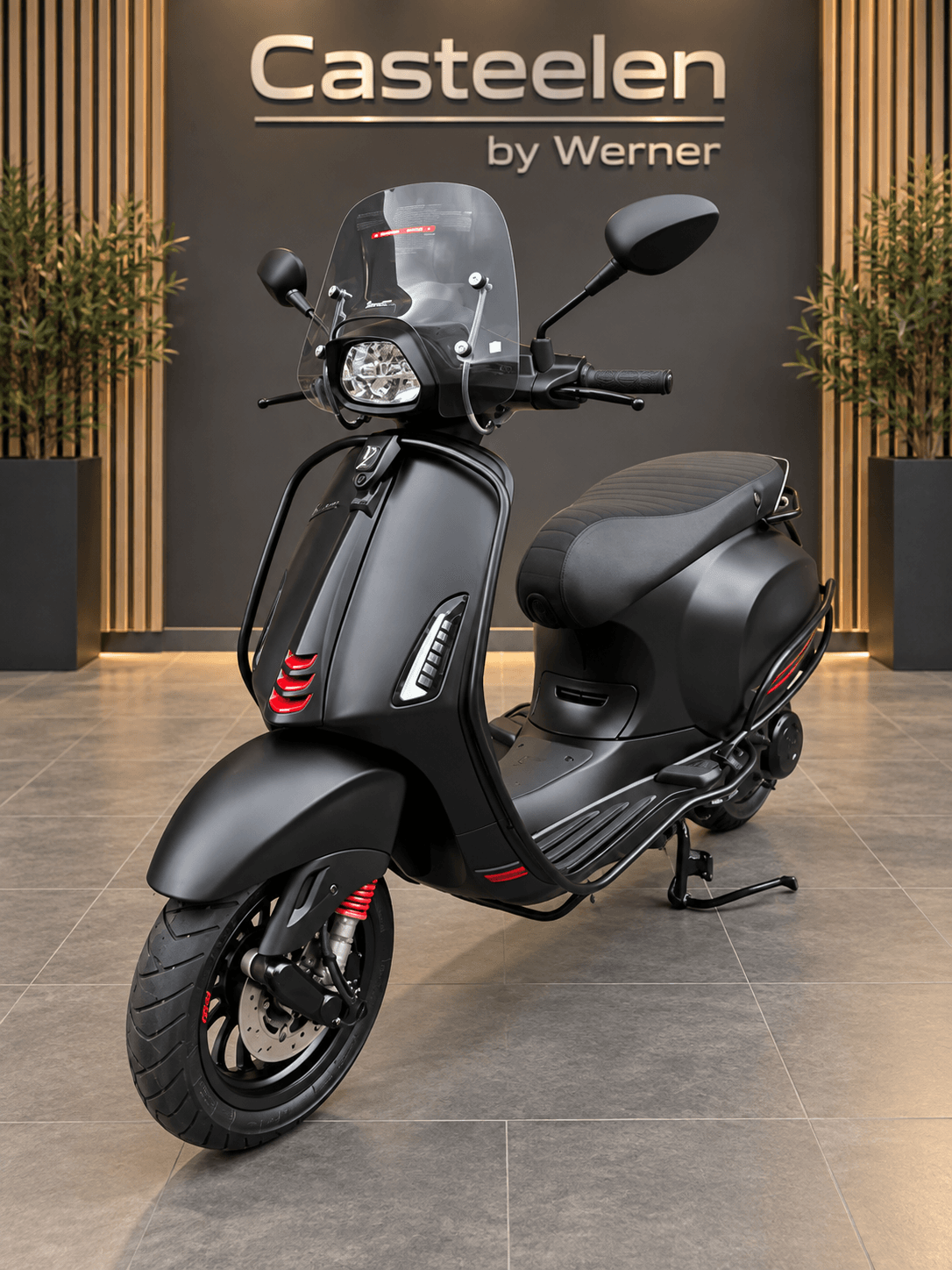 Occasion Vespa Sprint 45 Matzwart